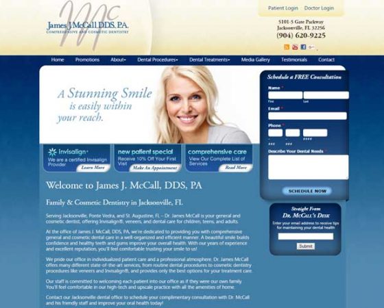 JAMES J McCALL, P.A.